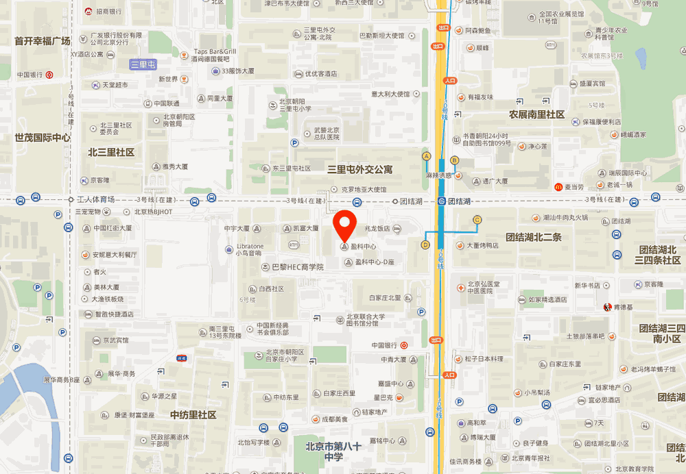 盈科中心位置地图